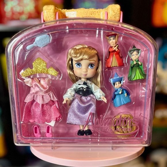 Disney Toys Aurorasleeping Beauty Disney Animators Mini Doll Play